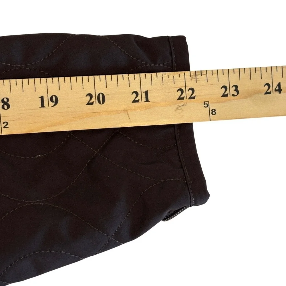 LL Bean Quilted Thinsulate Insulated Jacket Womens Small Petite‎ Zip Up Brown